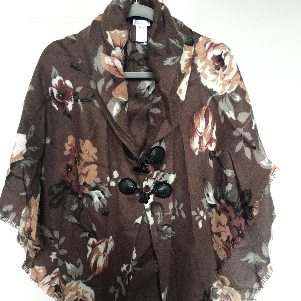 Floral fall cardigan